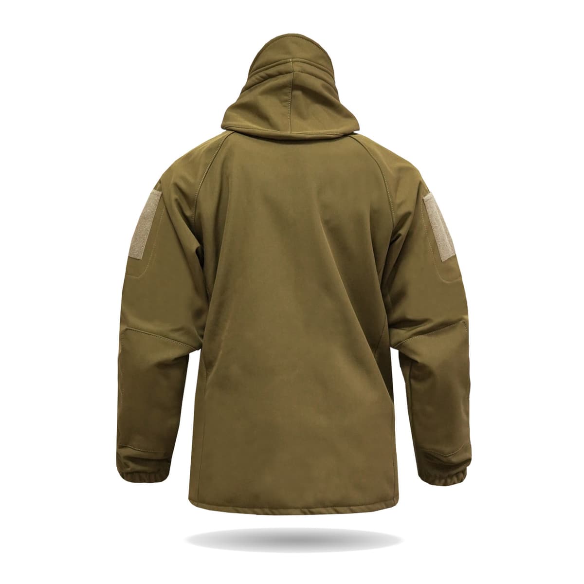Куртка Windproof Softshell вітрозахисна (койот), водостійка, фліс 320 г/м² — фото 3