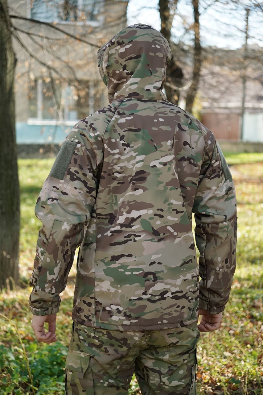 Куртка Windproof Softshell вітрозахисна, водостійка, фліс 320 г/м² — фото 9