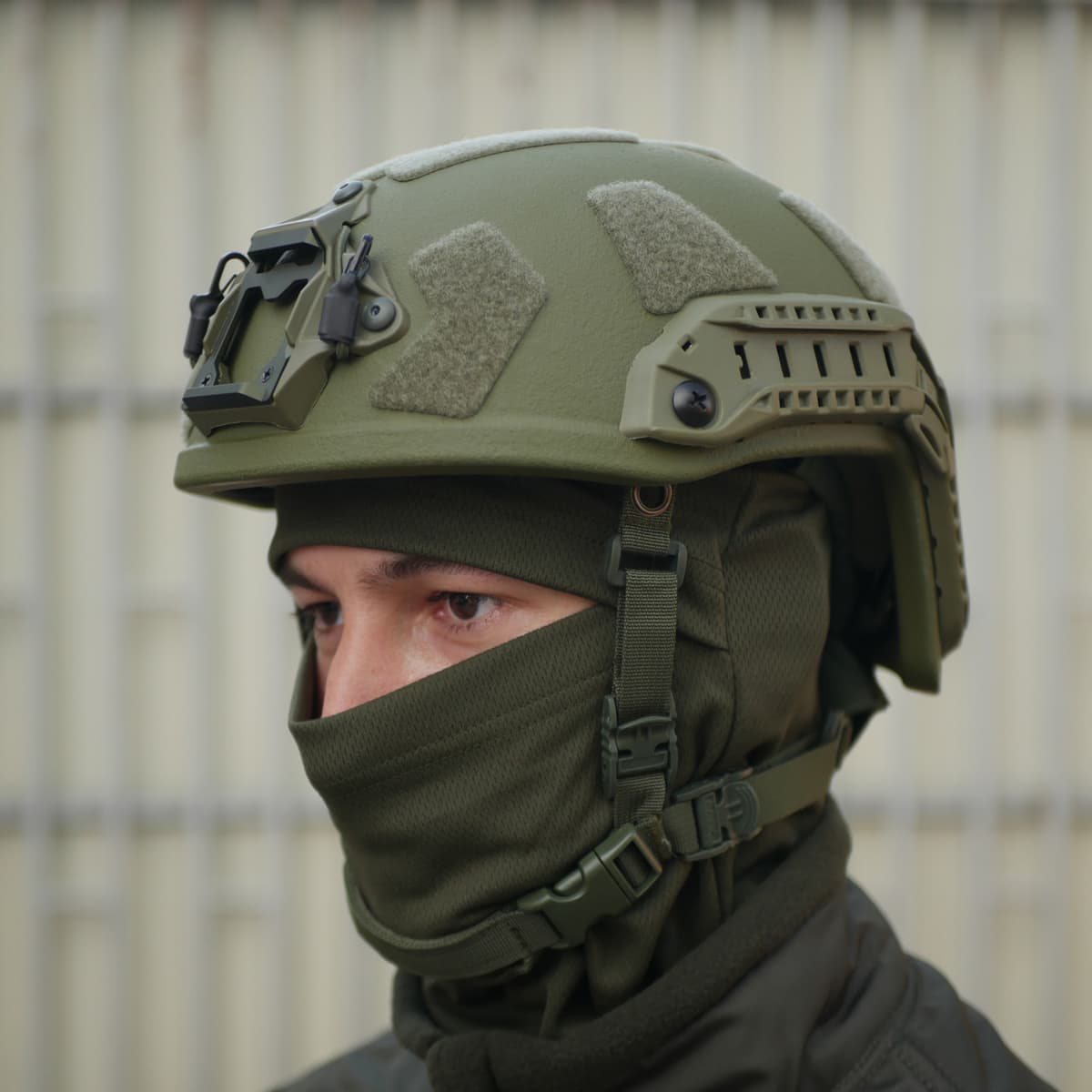 Балістичний шолом Олива (M) FAST PE GEN III AGGRESSIVE — фото 7