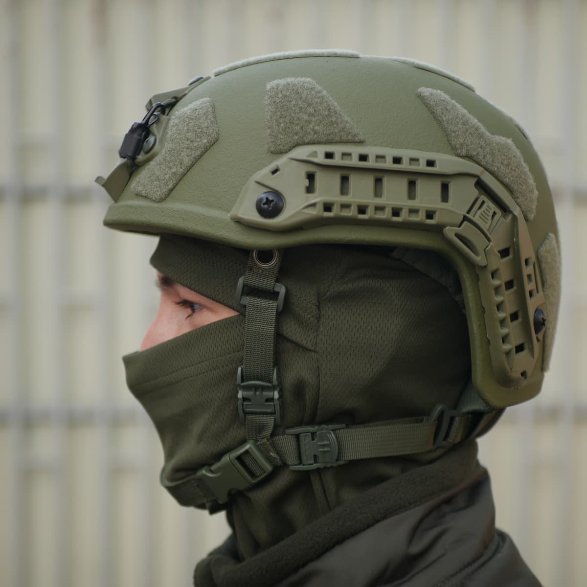 Балістичний шолом Олива (M) FAST PE GEN III AGGRESSIVE — фото 8