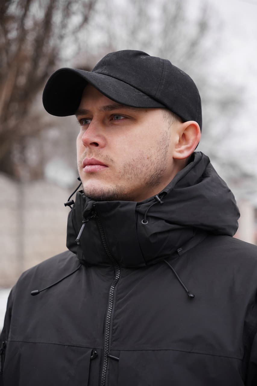 Чорна зимова утеплена тактична куртка Archon Husky Extreme Єврозима — фото 8
