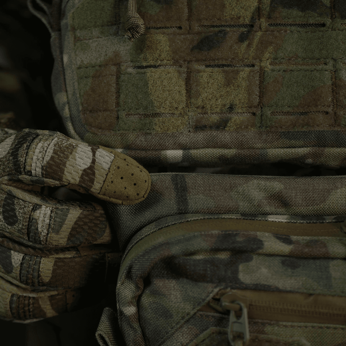 Комплект (захист живота + сумка) Militex Cordura original USA Мультикам розмір (M) — фото 10