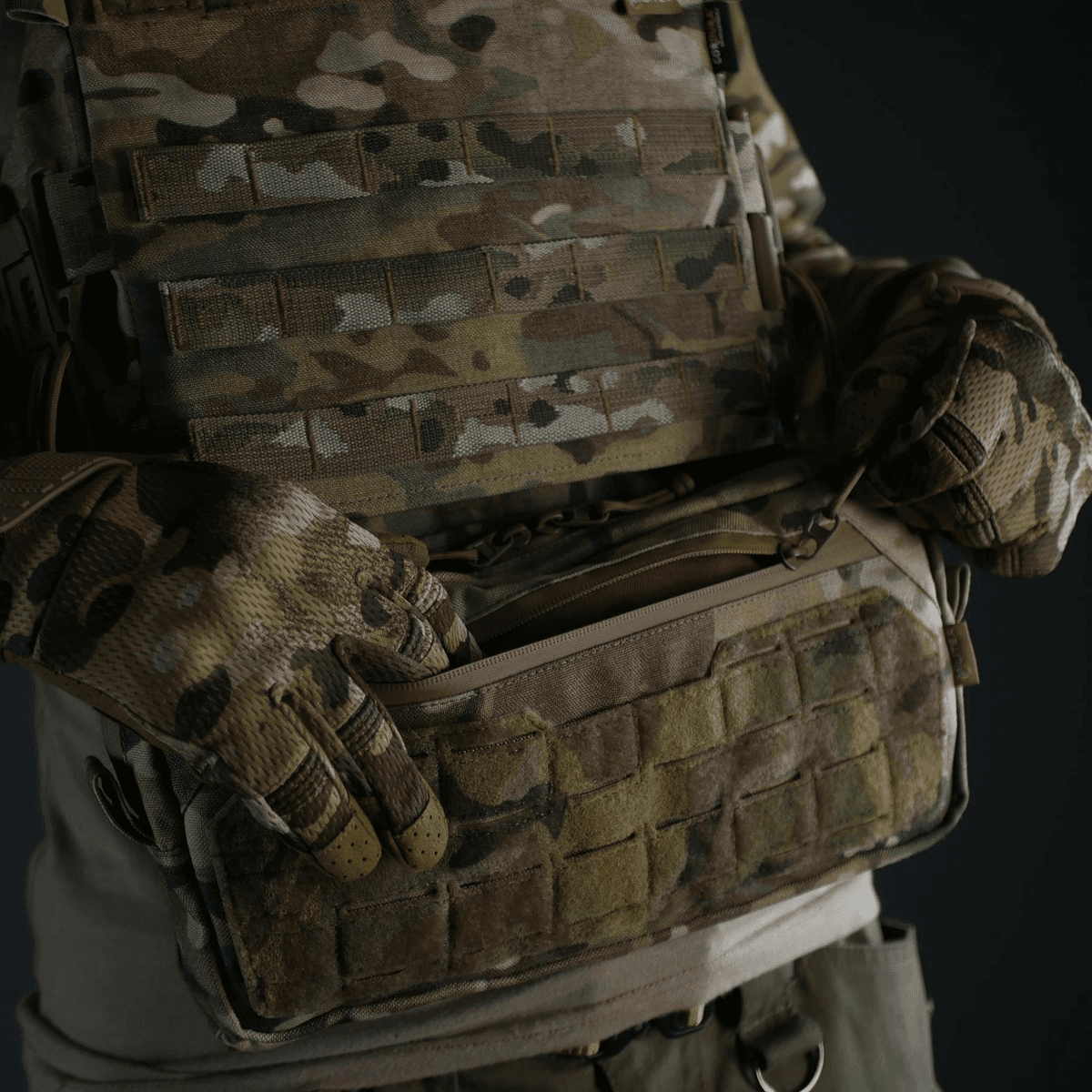 Підсумок під захист живота Militex Мультикам з Cordura original USA (L) з балістичним захистом 1 класу — фото 9