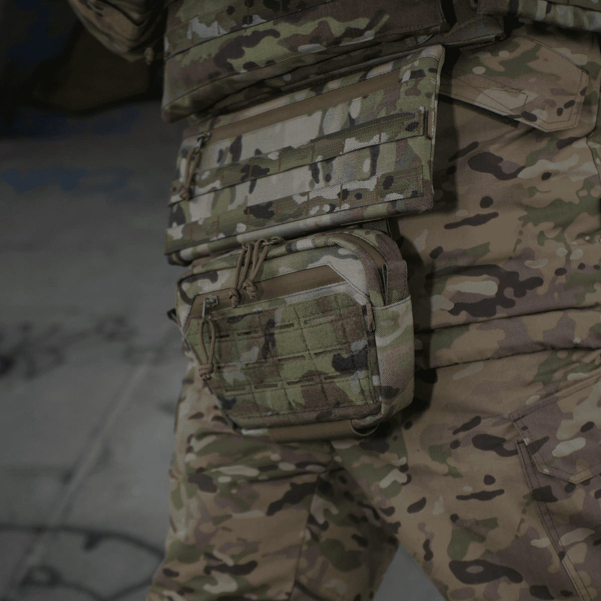 Комплект сумка-напашник M + балістичний захист 1 клас Cordura original USA Militex — фото 7