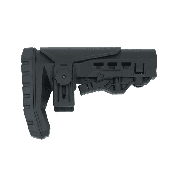 Телескопічний приклад з підщічником ATOM-CP Key-Arma для AR/AK Mill spec Polymer