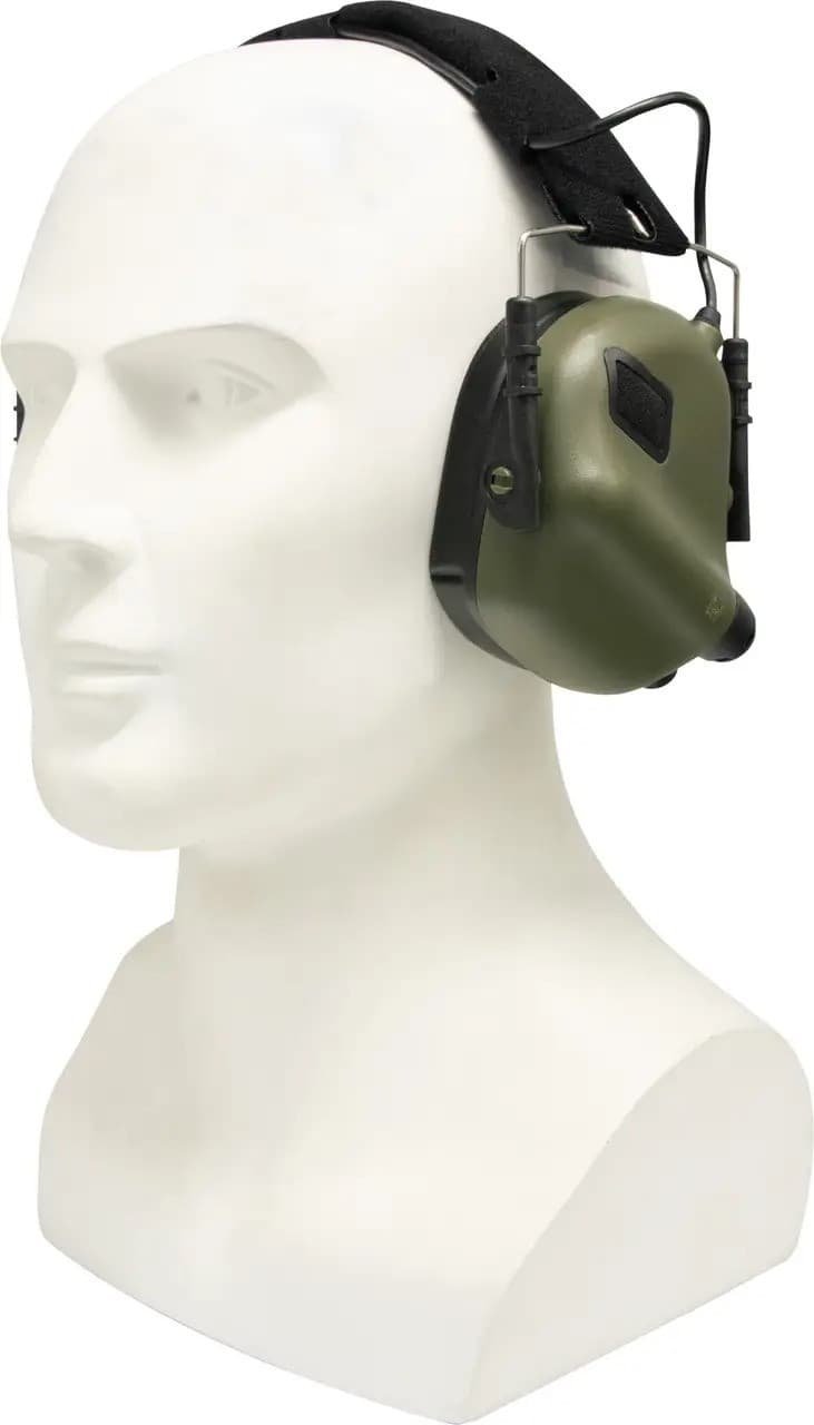 Тактичні навушники EARMOR M31 Olive з універсальним кріпленням — фото 4