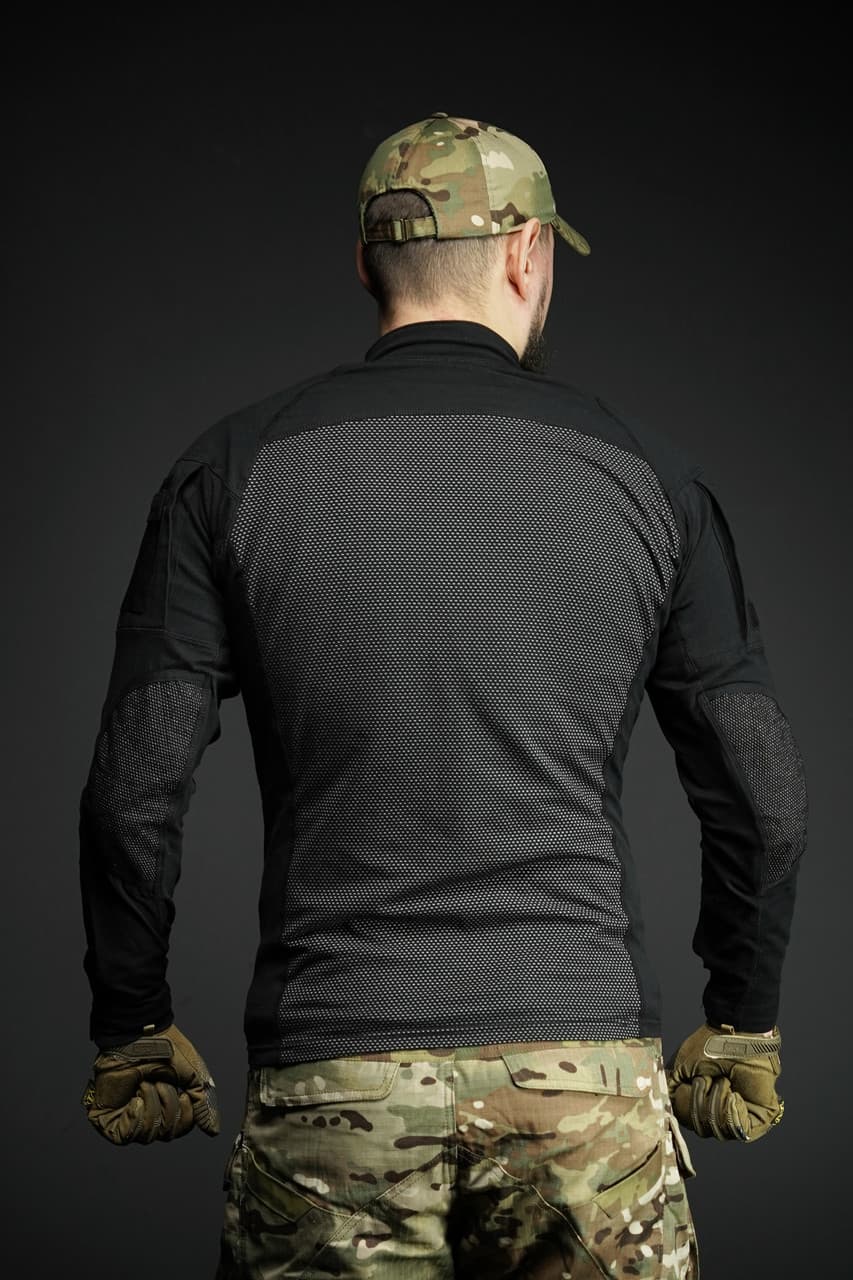 Бойова сорочка Tactical Series Long Sleeve з довгим рукавом та кишенями на плечах — фото 7