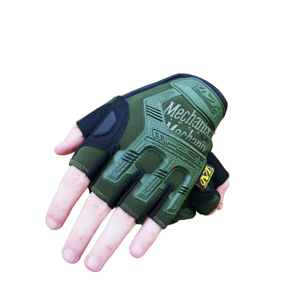 Безпалі рукавиці олива Mechanix MXK-2 — фото 6