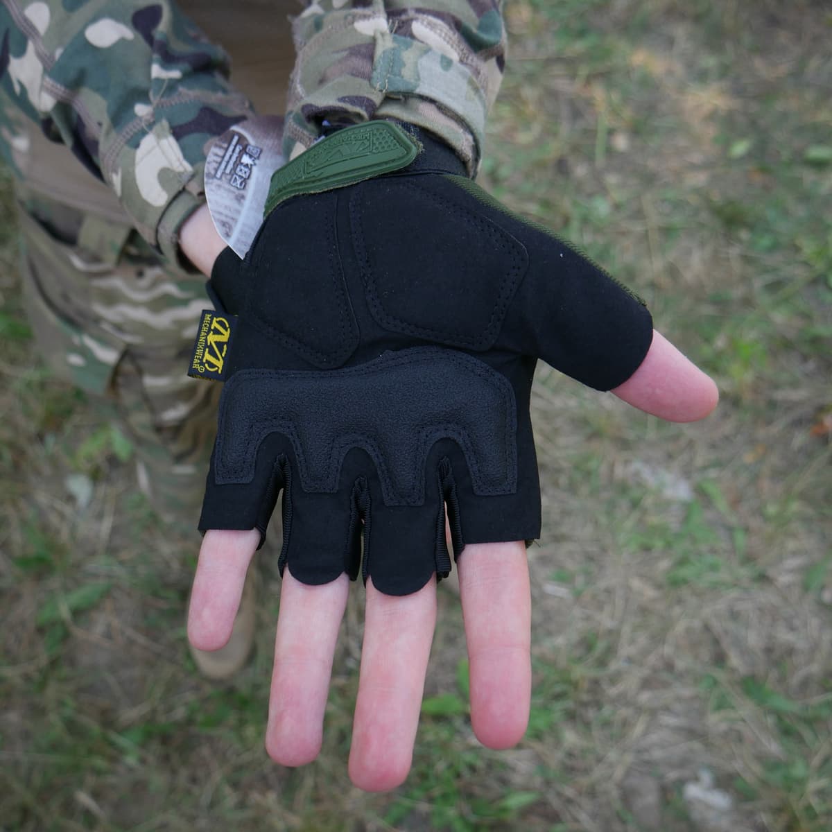 Безпалі рукавиці олива Mechanix MXK-2 — фото 10