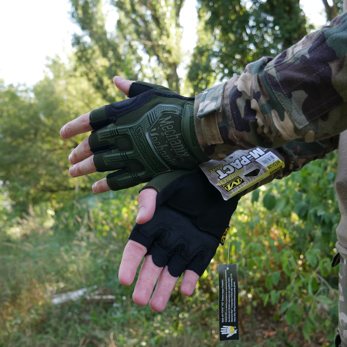 Безпалі рукавиці олива Mechanix MXK-2 — фото 7