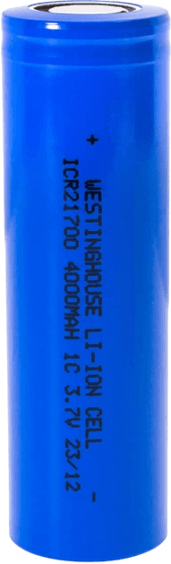 Акумулятор Westinghouse ICR21700 4000 mAh 3.7V Li-ion без плати захисту Flat Top — фото 3