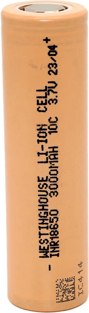 Акумулятор Westinghouse INR18650 3000 mAh 3.7V 10C високострумовий Li-ion Flat Top без захисту — фото 3