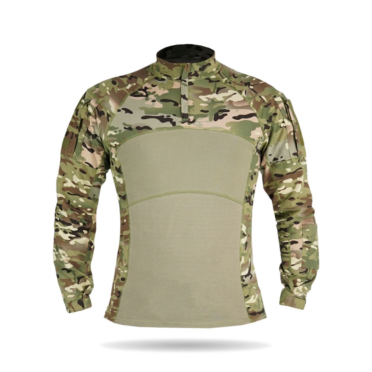 Тактична бойова сорочка UBACS Tactical Series Long Sleeve з посиленими рукавами та велкро-панелями — фото 1