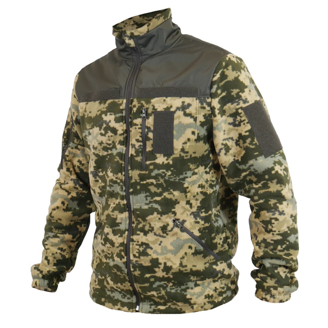Військова кофта флісова піксель mod. 3