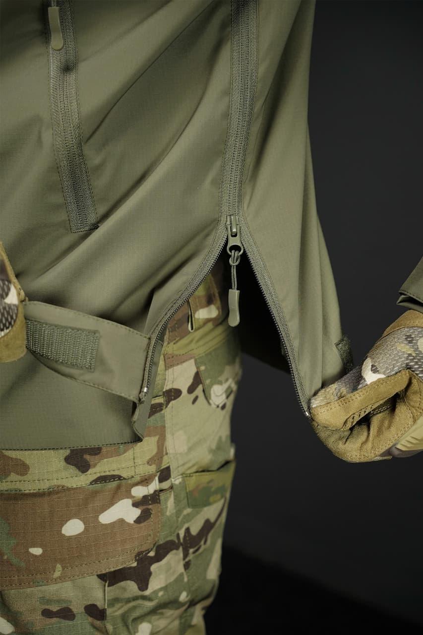 Анорак Military Stealth Army Green демісезонний для активного відпочинку — фото 10