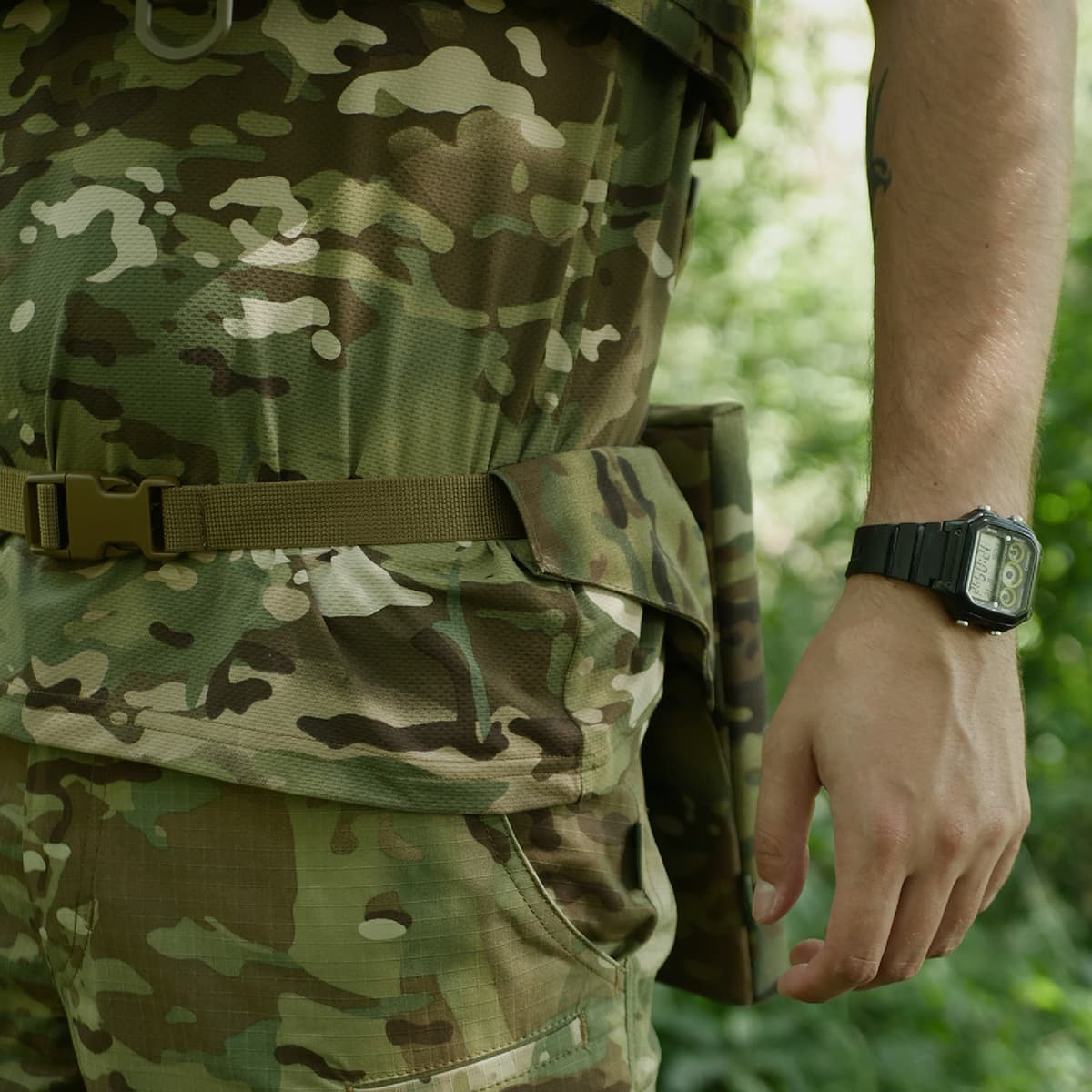 Каремат-сидушка Kiborg з балістичним пакетом 1 клас захисту Militex 20mm Cordura Multicam — фото 7