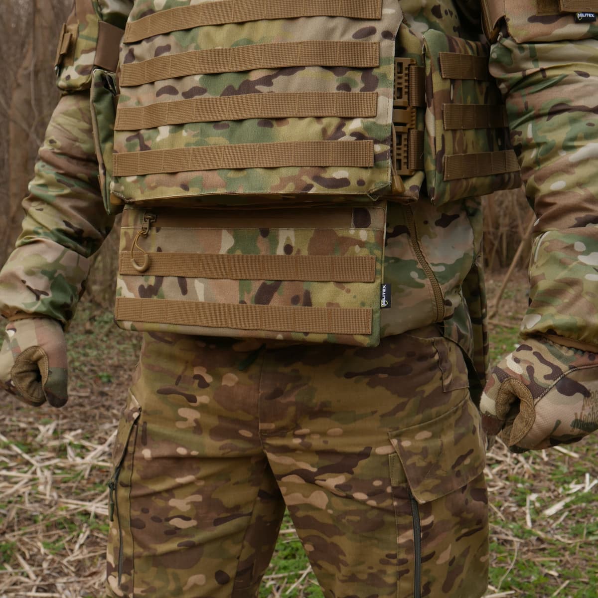 Захист живота (кишківник) Kiborg з балістичним пакетом 1 клас захисту Militex Multicam — фото 7