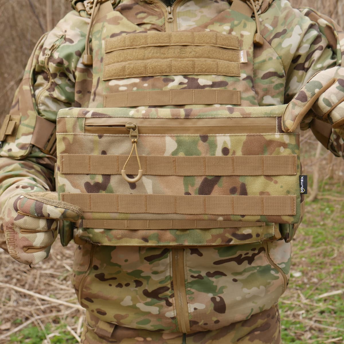 Захист живота (кишківник) Kiborg з балістичним пакетом 1 клас захисту Militex Multicam — фото 10