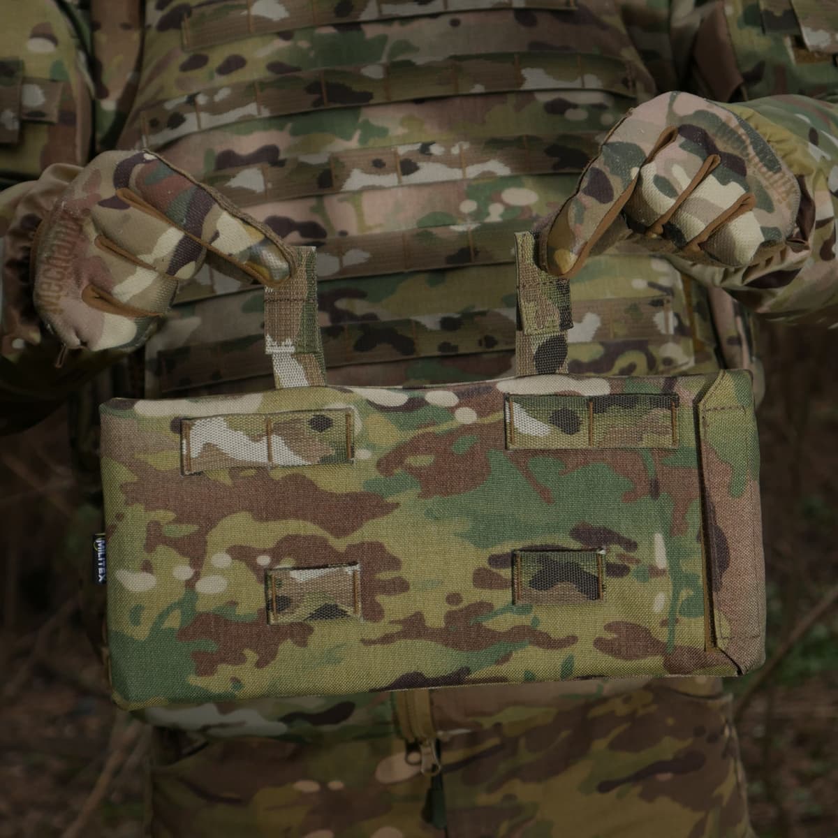 Захист попереку з балістичним пакетом 1 клас захисту Militex cordura USA Multicam — фото 10