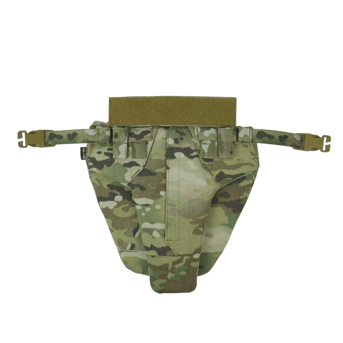 Потрійний захист паху/напашник з балістичним захистом 2 клас Militex cordura USA Мультикам — фото 3