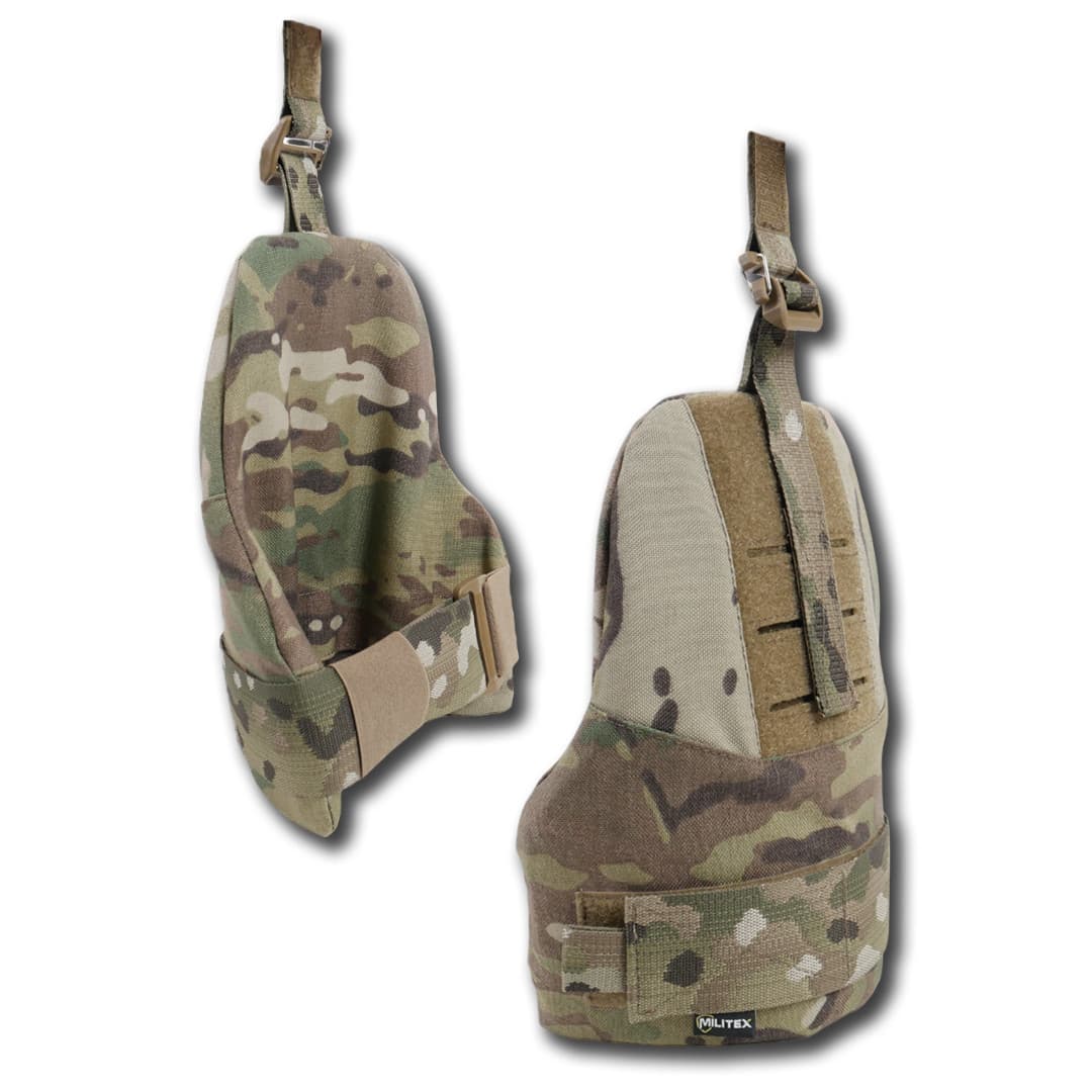 Захист плечей з балістичним пакетом 1 клас захисту Militex cordura USA Multicam — фото 2