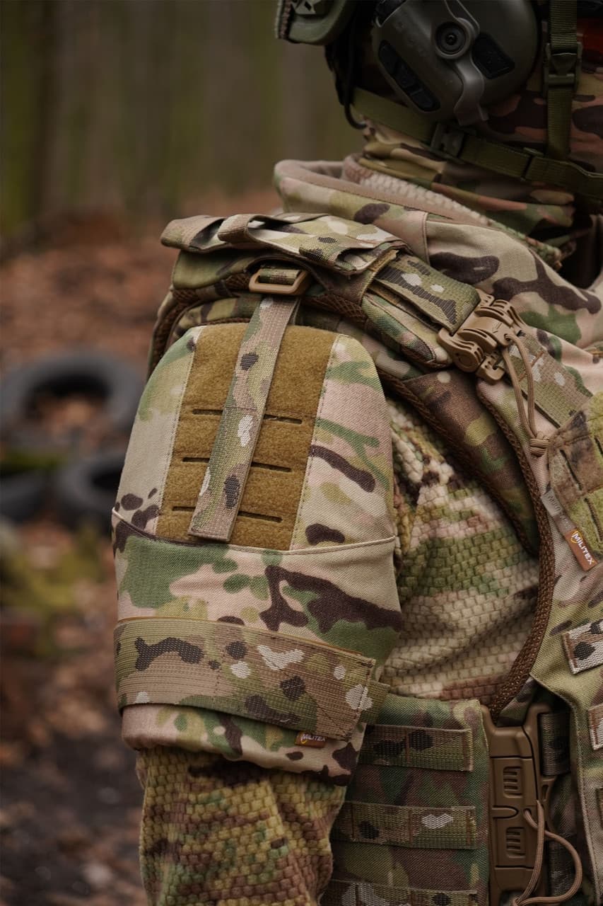 Захист плечей з балістичним пакетом 1 клас захисту Militex cordura USA Multicam — фото 9