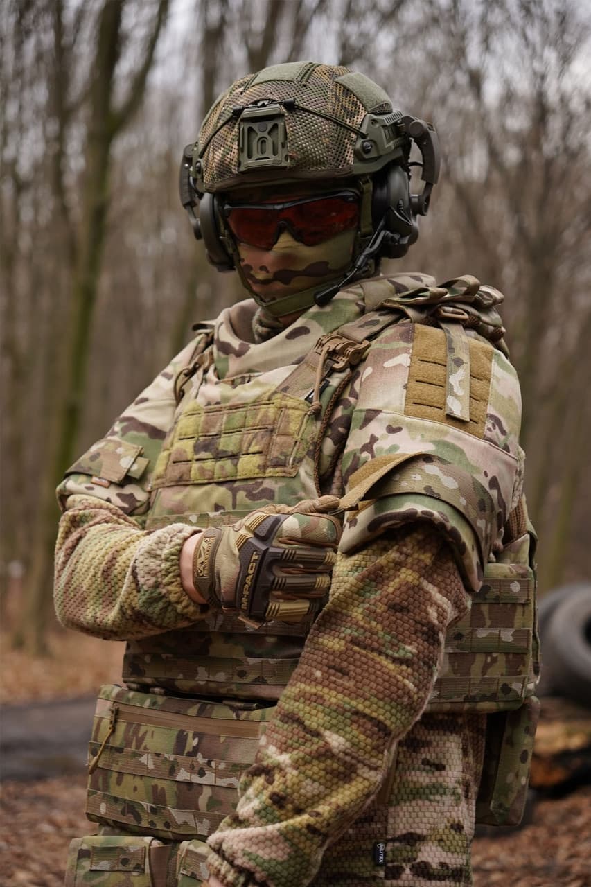 Захист плечей з балістичним пакетом 1 клас захисту Militex cordura USA Multicam — фото 10