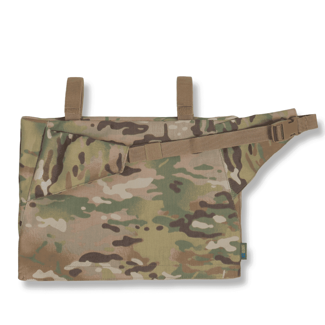 Каремат-сидушка Kiborg з балістичним пакетом 1 клас захисту Militex 20mm Cordura Multicam — фото 3