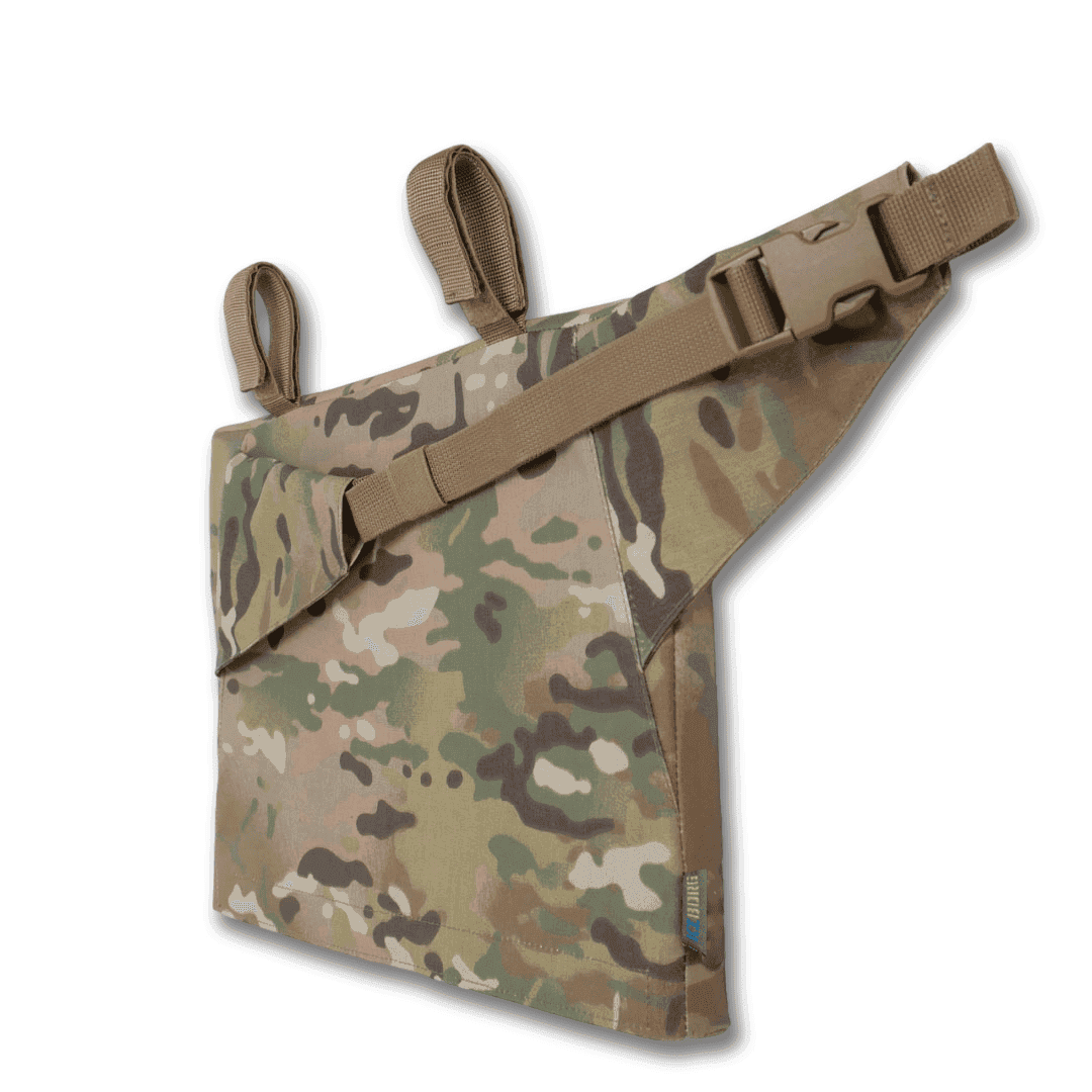 Каремат-сидушка Kiborg з балістичним пакетом 1 клас захисту Militex 20mm Cordura Multicam — фото 4