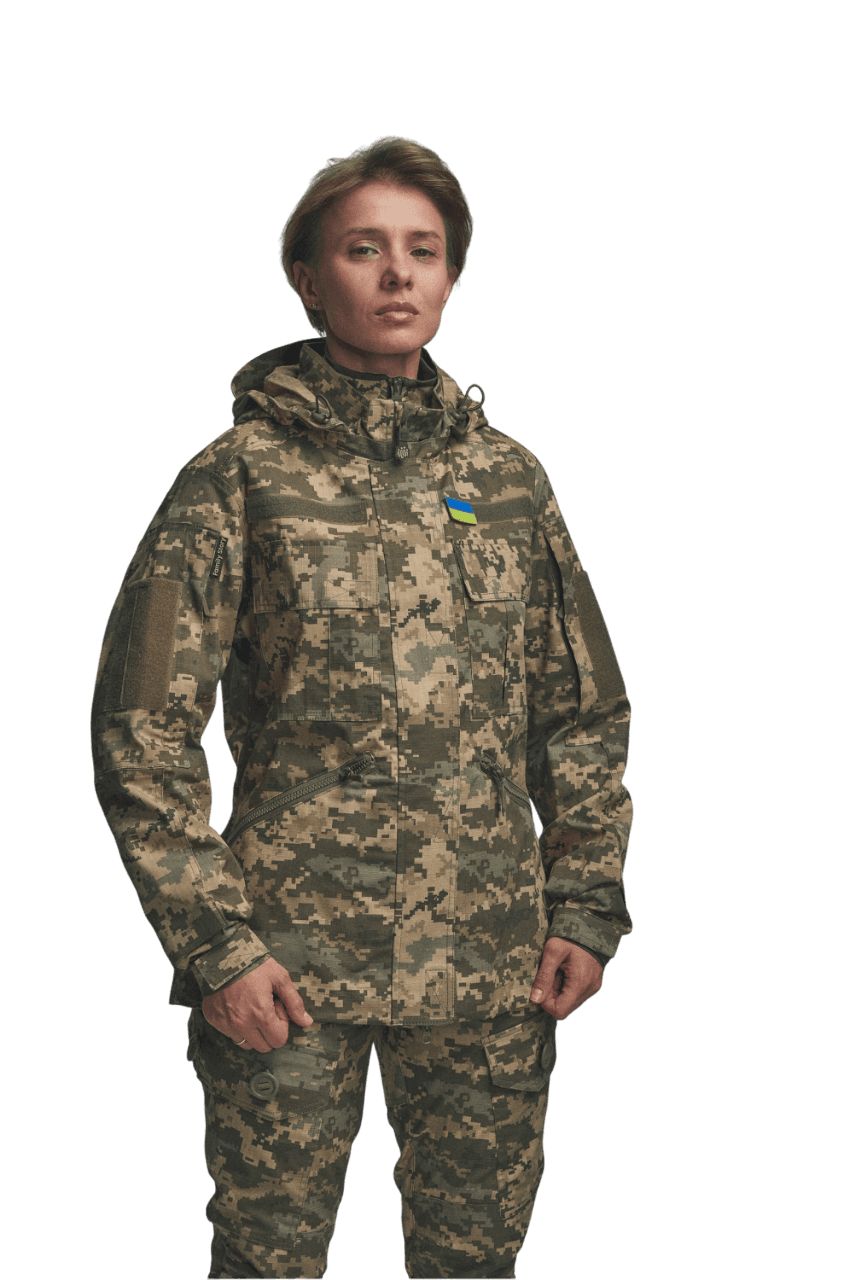 Жіноча тактична куртка FC Combat Fit, піксель