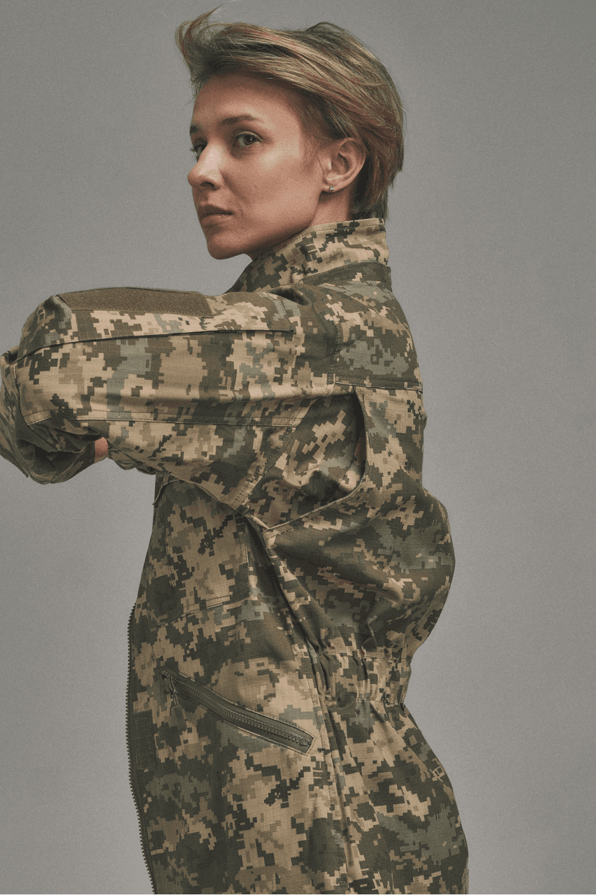 Жіноча тактична куртка FC Combat Fit, піксель — фото 5