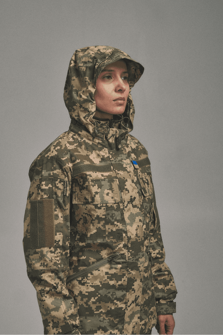 Жіноча тактична куртка FC Combat Fit, піксель — фото 3