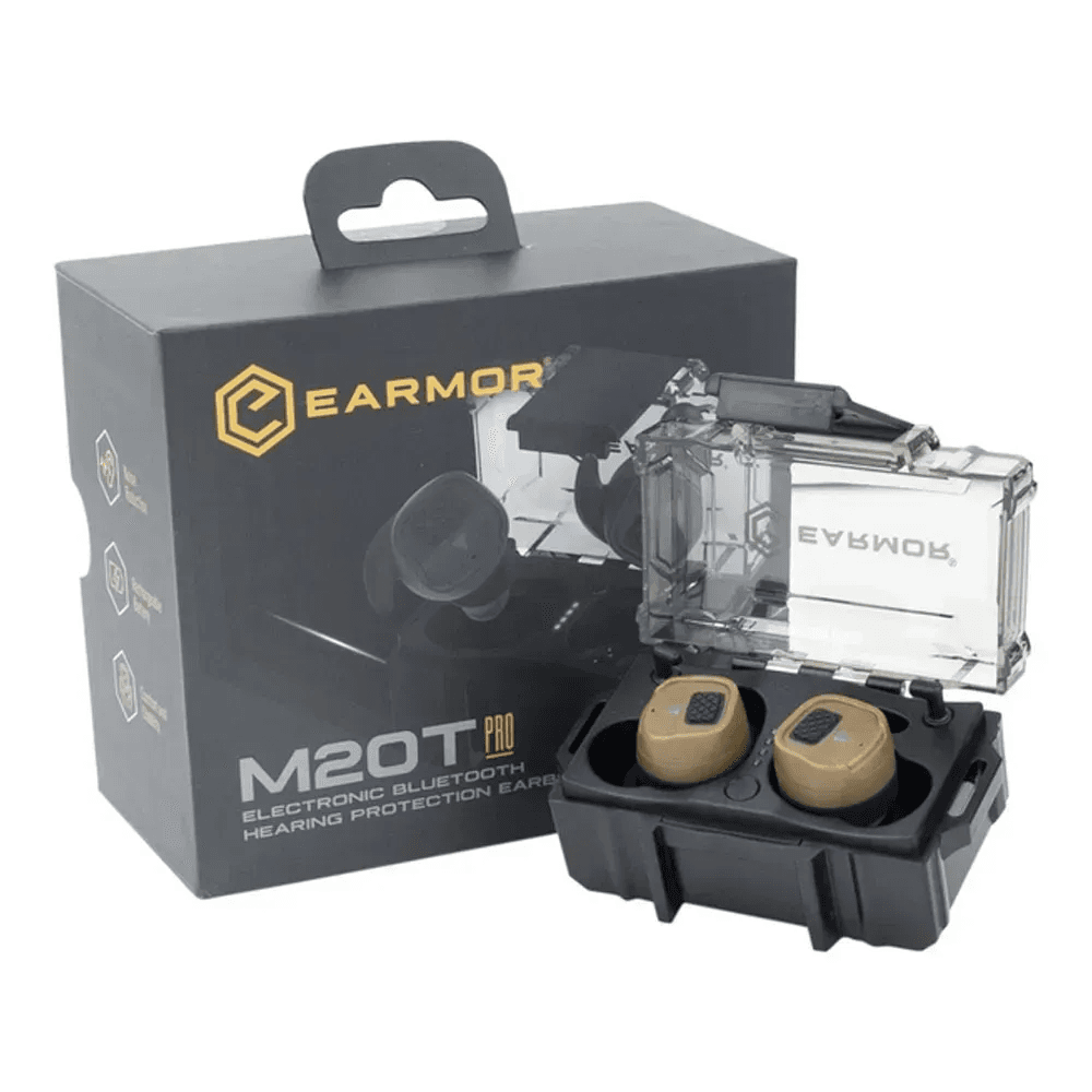 Активні захисні навушники-беруші Earmor M20T Pro Bluetooth — Койот — фото 8
