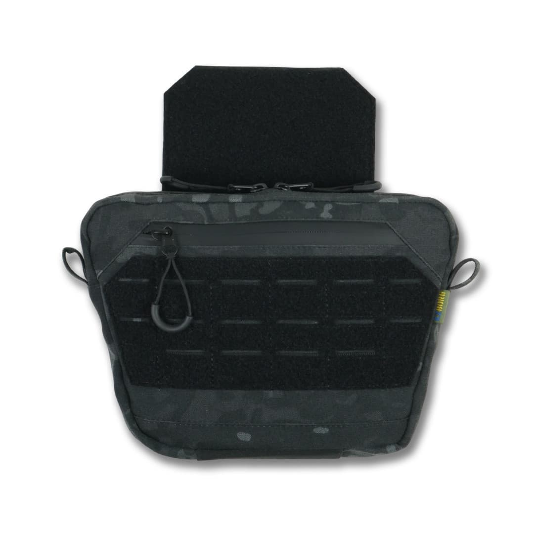 Сумка-напашник XL з балістичним пакетом 1 клас захисту Kiborg GU Сordura Dark Multicam — фото 2