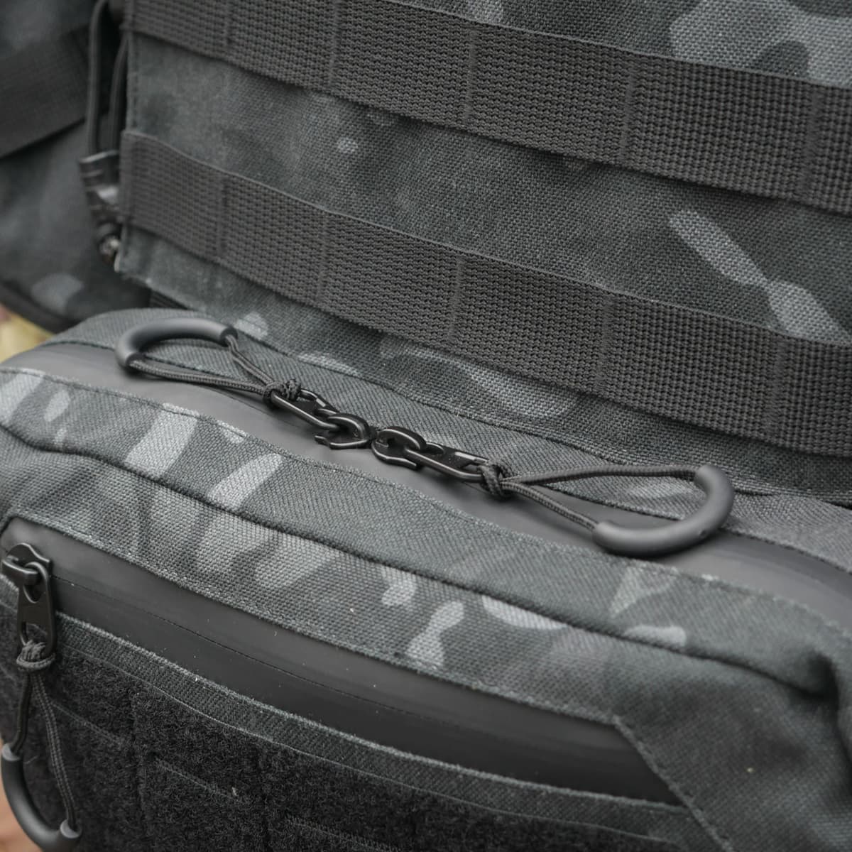Сумка-напашник XL з балістичним пакетом 1 клас захисту Kiborg GU Сordura Dark Multicam — фото 10