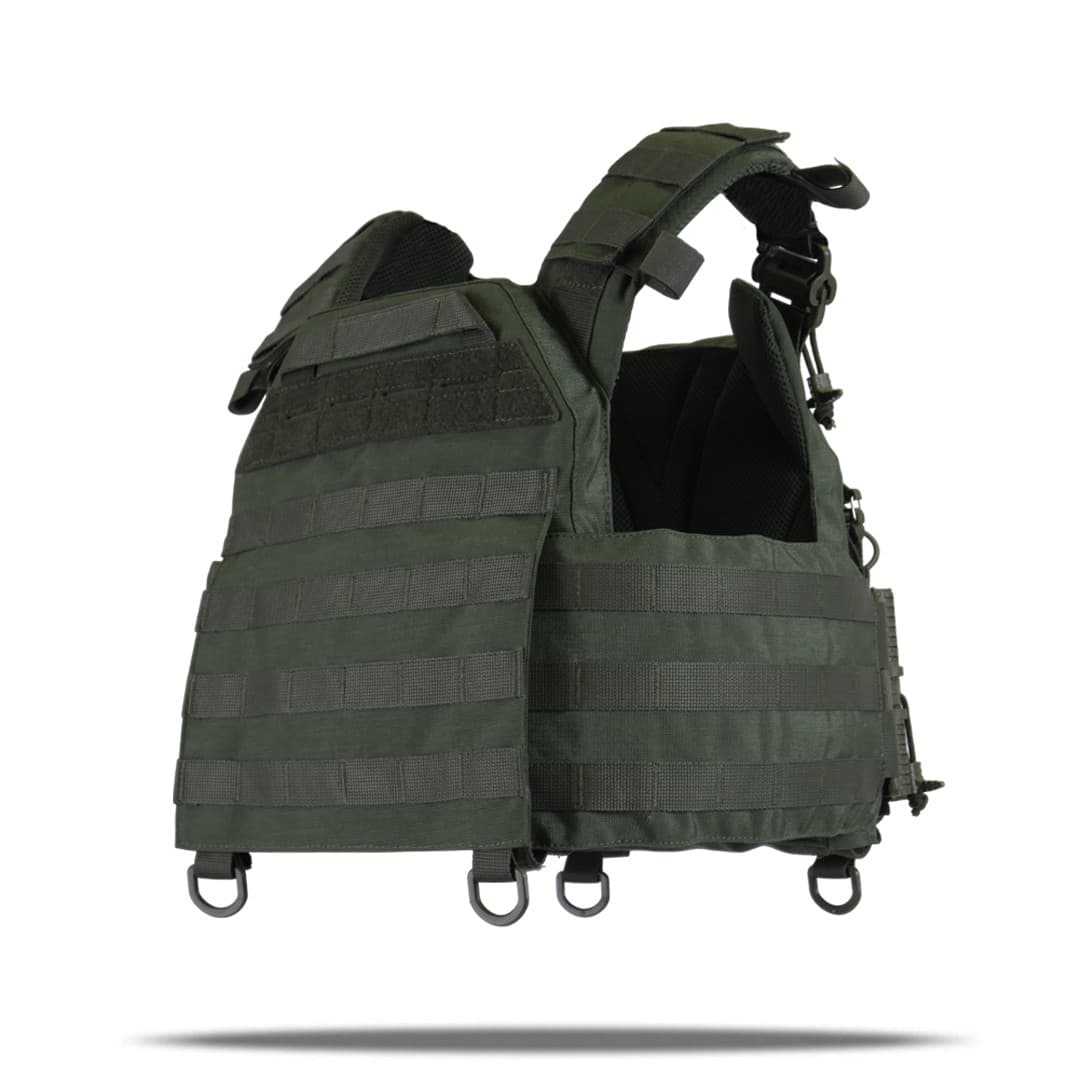 Плитоноска Kiborg GU Gen.2 + з'ємна панель для трьох магазинів Хакі — фото 4