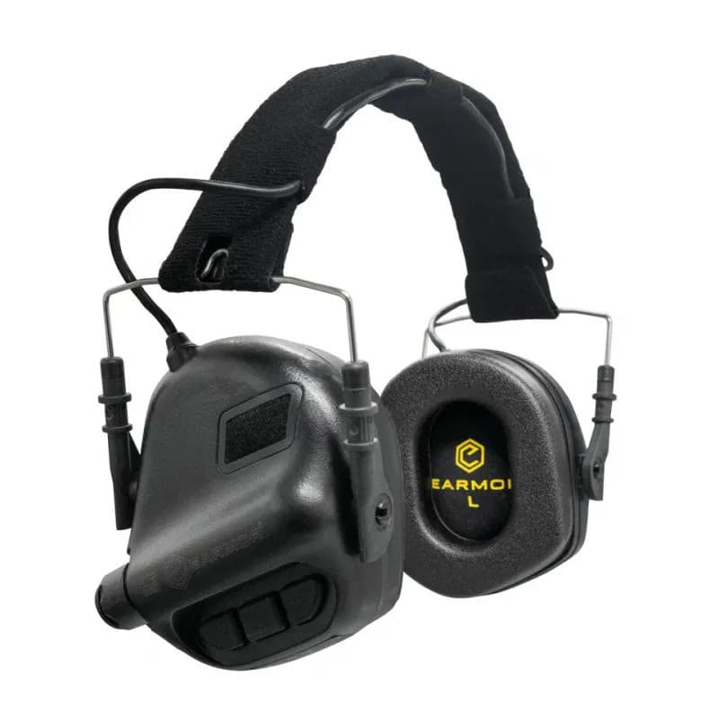Тактичні навушники EARMOR M31 Black з універсальним кріпленням — фото 2