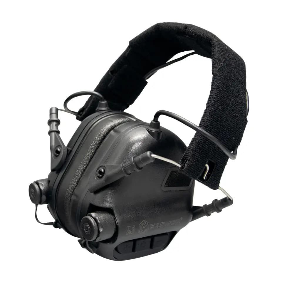 Тактичні навушники EARMOR M31 Black з універсальним кріпленням — фото 4