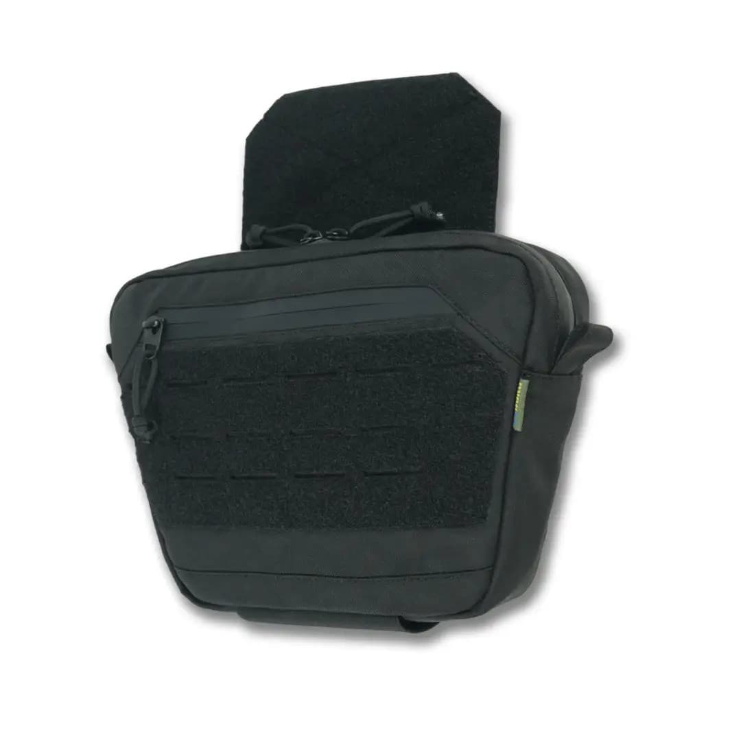 Сумка-напашник XL з балістичним пакетом 1 клас захисту Kiborg GU Сordura Black — фото 2