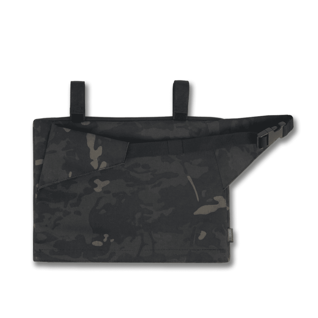 Каремат-сидушка Kiborg з балістичним пакетом 1 клас захисту Militex 20mm Cordura Black Multicam — фото 2