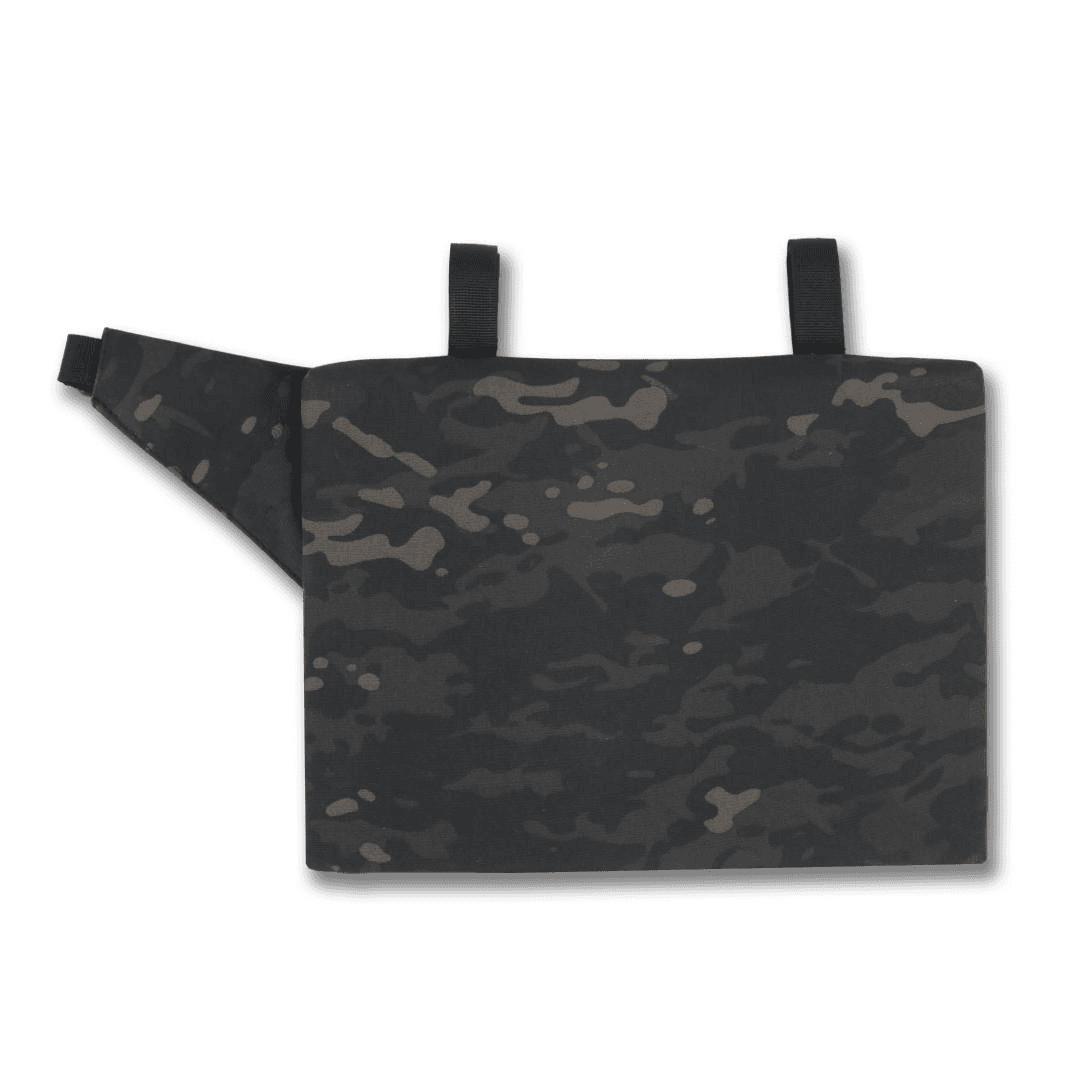 Каремат-сидушка Kiborg з балістичним пакетом 1 клас захисту Militex 20mm Cordura Black Multicam — фото 3