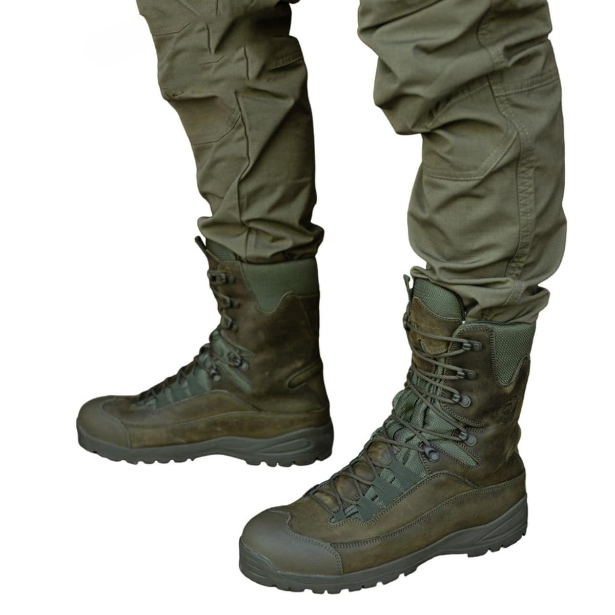 Берці Отаман демісезонні Олива Крейзі — фото 1