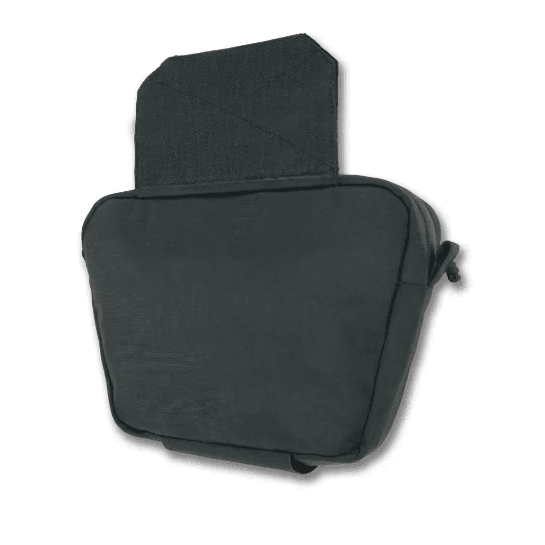 Сумка-напашник M Kiborg з балістичним пакетом 1 клас захисту Militex GU Сordura Black — фото 4
