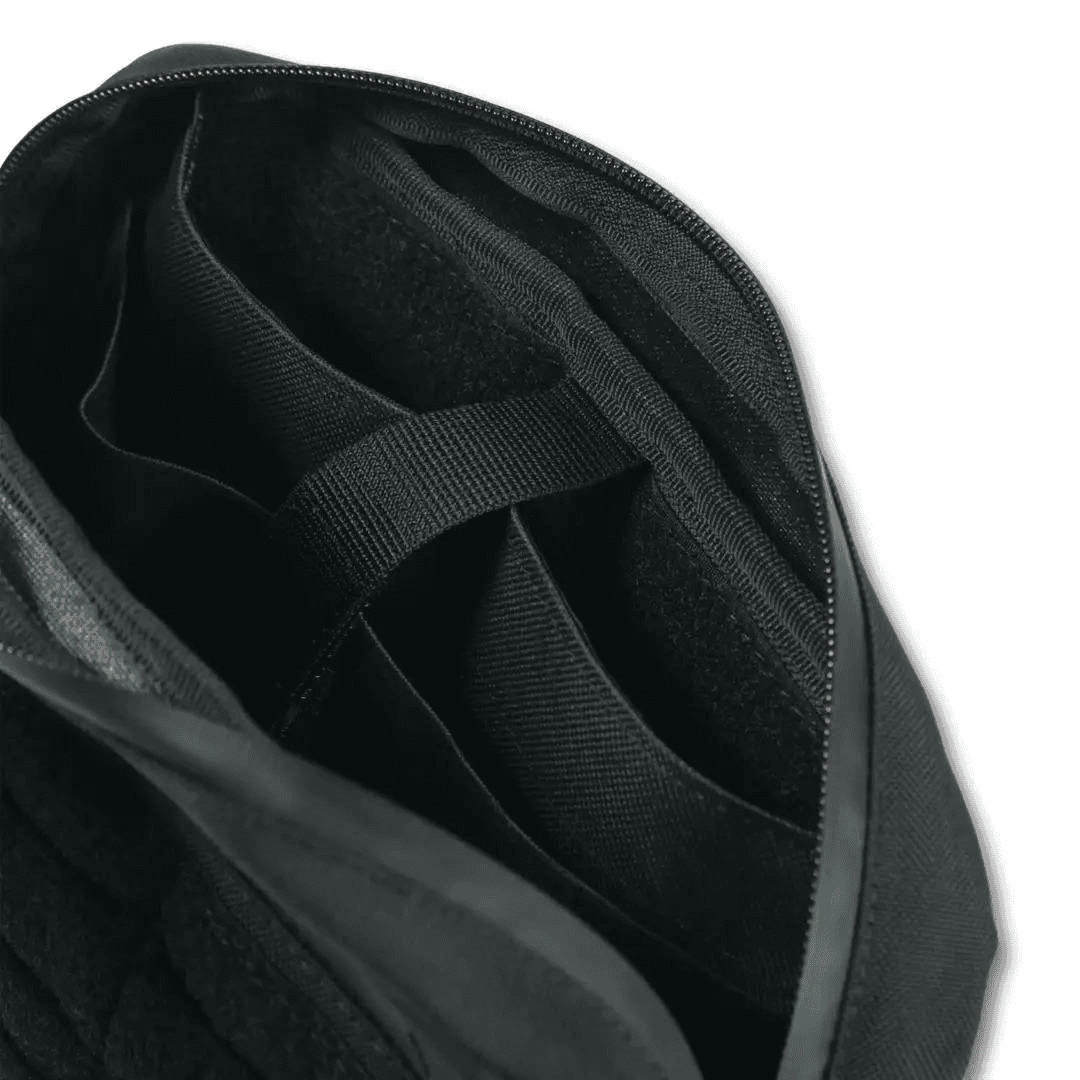 Сумка-напашник M Kiborg з балістичним пакетом 1 клас захисту Militex GU Сordura Black — фото 6