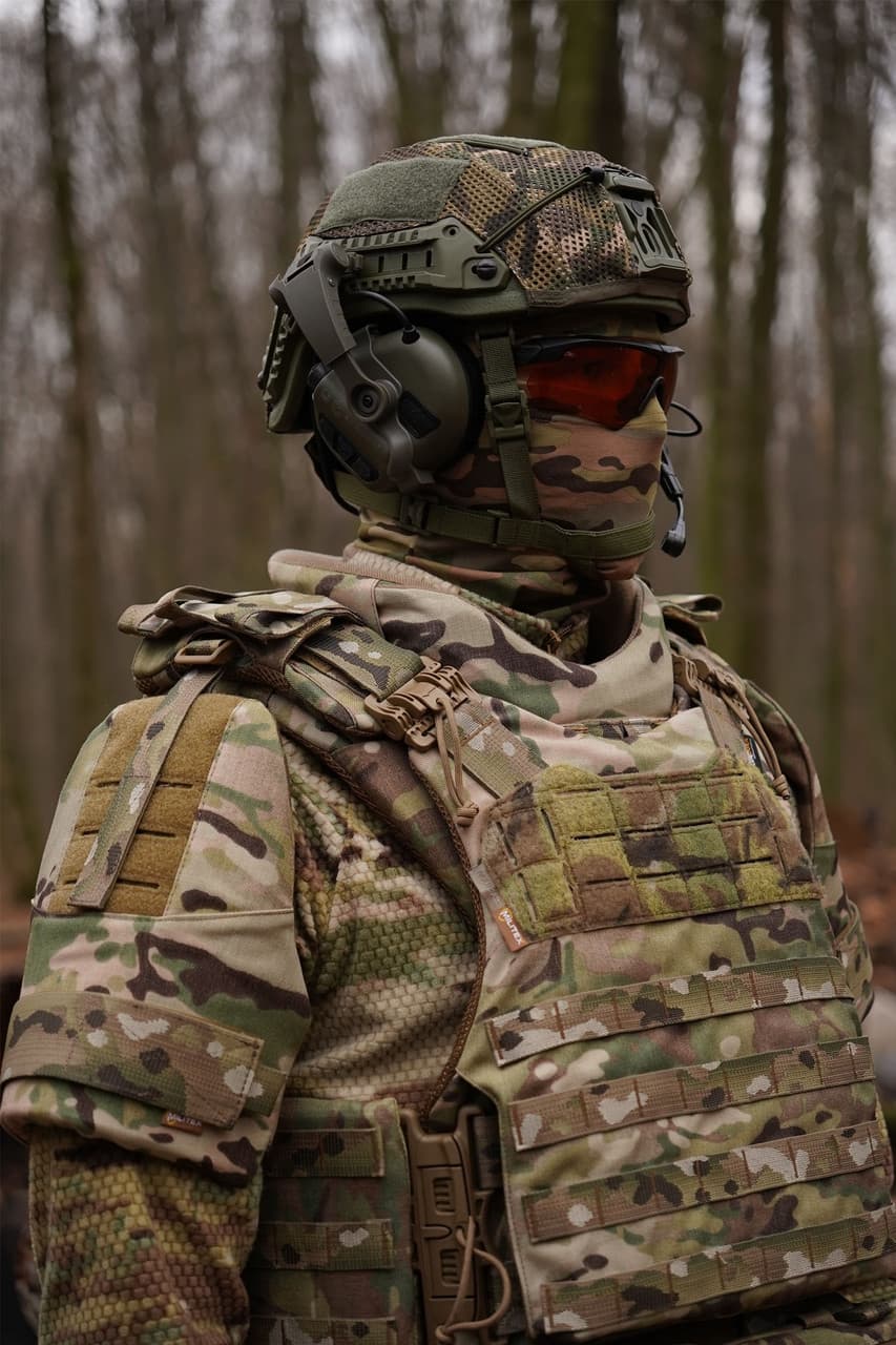 Захист шиї mod. 1 з балістичним захистом 2 клас Militex cordura USA Мультикам — фото 6