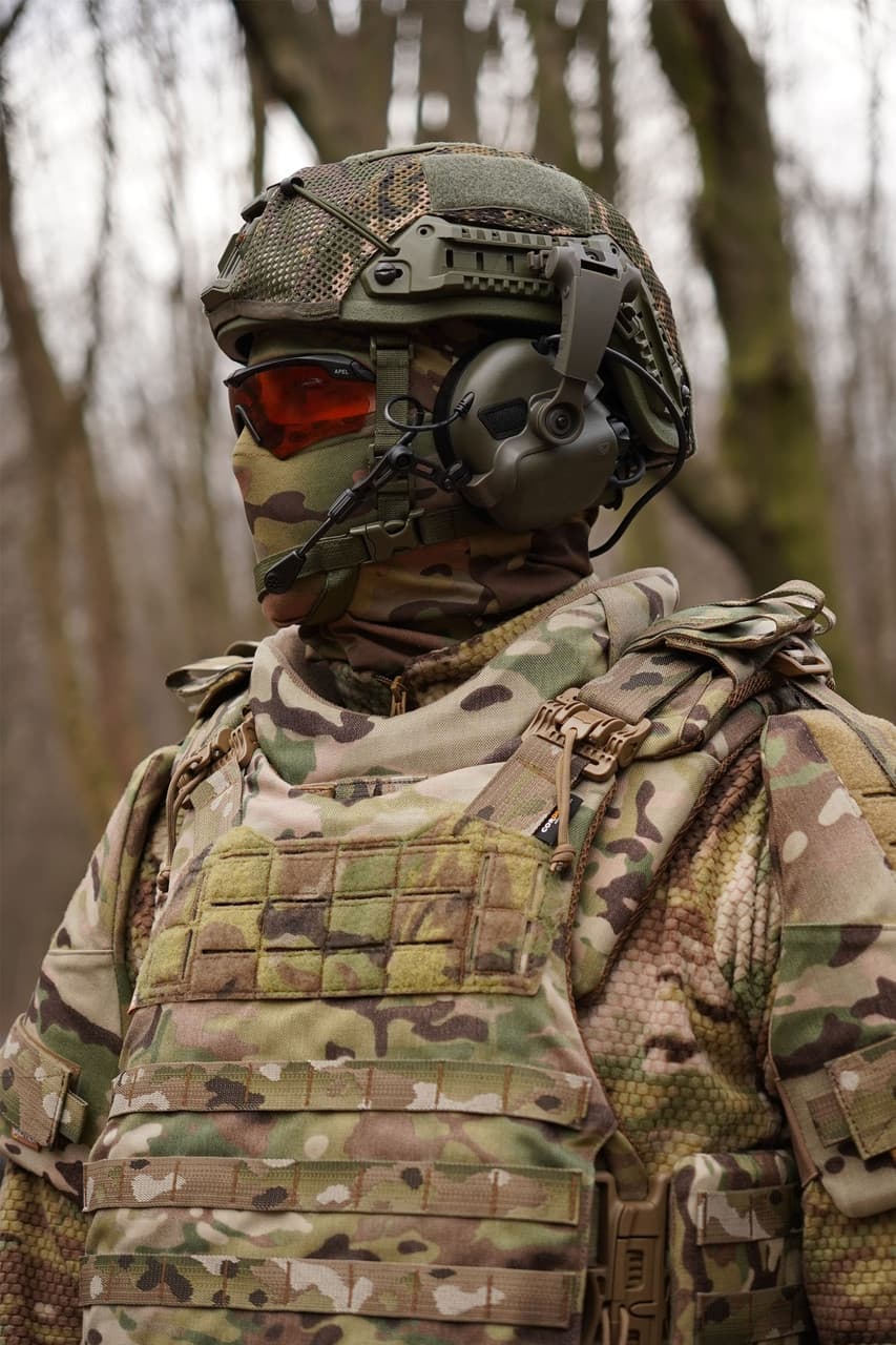 Захист шиї mod. 1 з балістичним захистом 2 клас Militex cordura USA Мультикам — фото 8