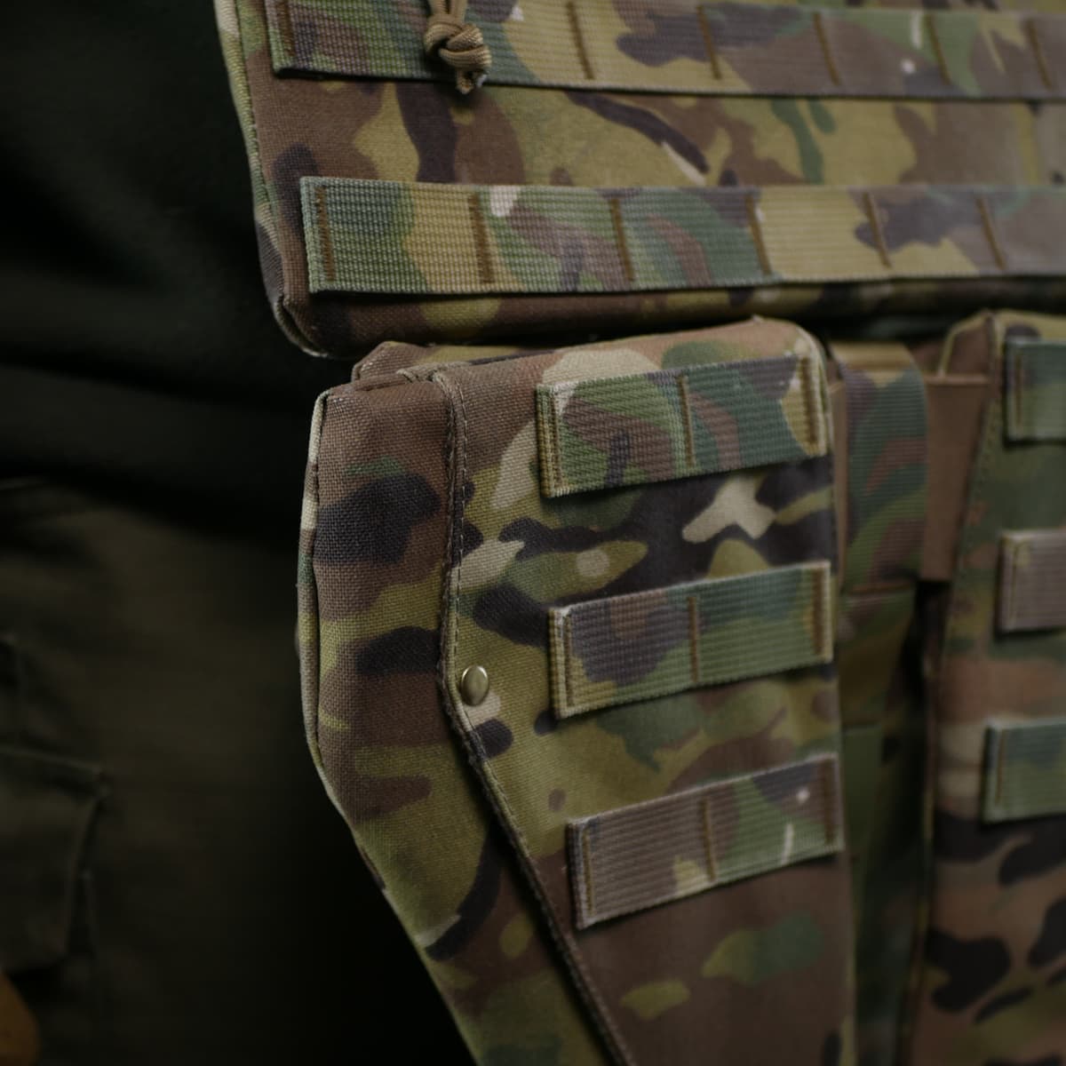 Потрійний захист паху/напашник Kiborg з балістичним захистом 2 клас Militex Мультикам — фото 8