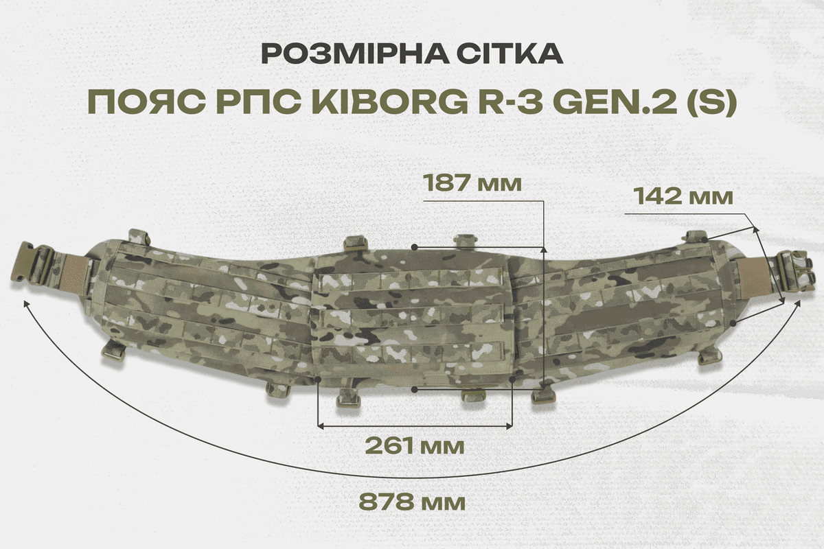 Пояс для розвантаження РПС Kiborg R-3 GEN.2 Піксель — S — фото 9