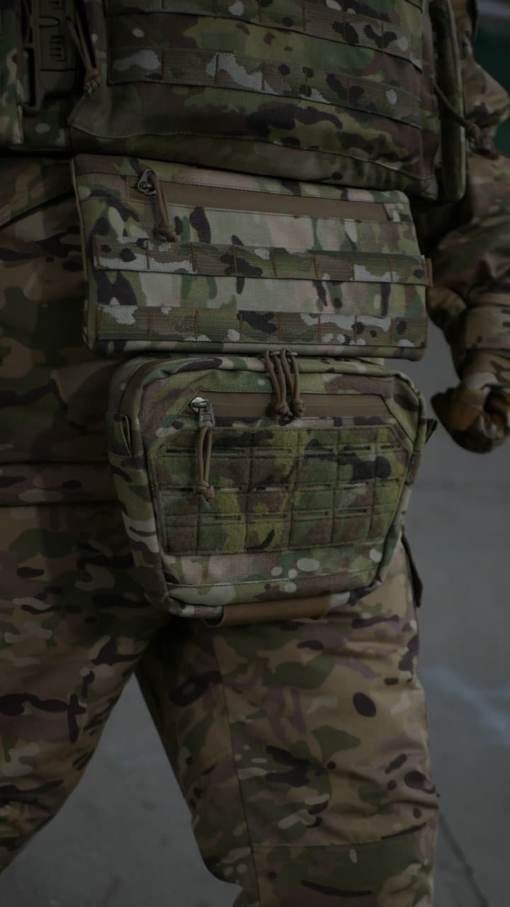 Сумка-напашник з балістичних захистом 2 клас Militex XL Cordura original USA Мультикам — фото 10