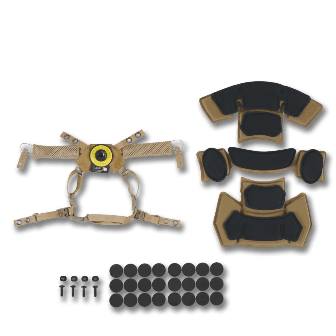 Підвісна система + подушки для шолому Team Wendy Cam Fit (R) GEN.2 V2 Койот — фото 1